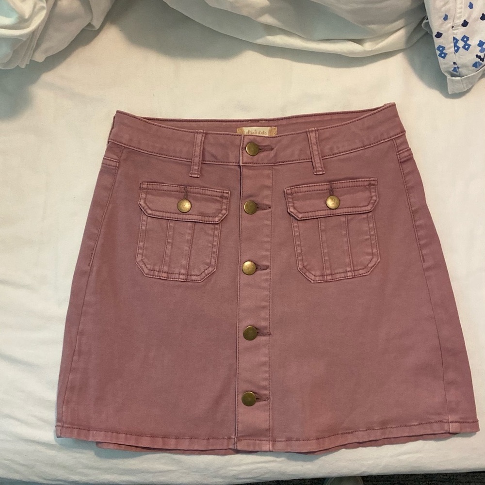 Pink Altard State Skirt